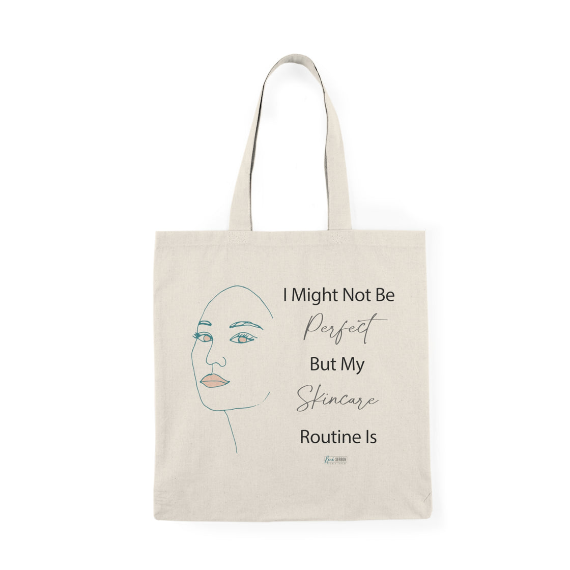 Natural Tote Bag - I May Not Be Perfect